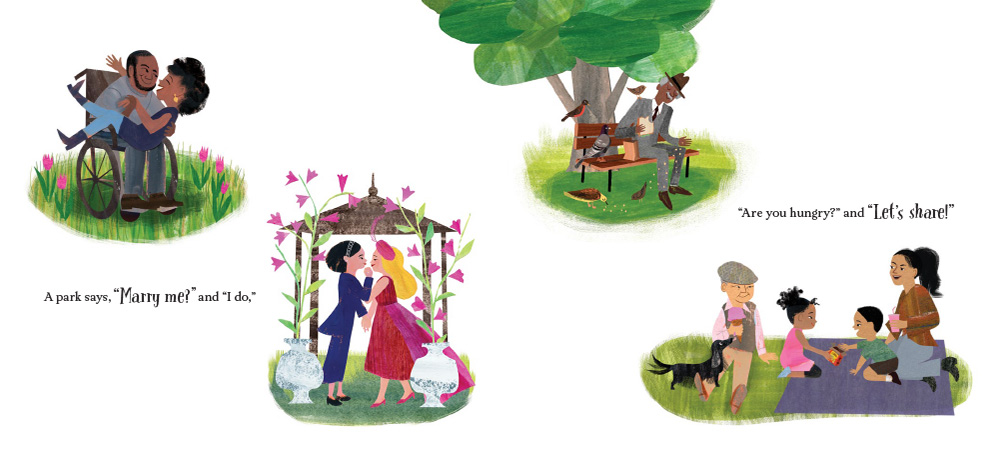 A Park Connects Us scene